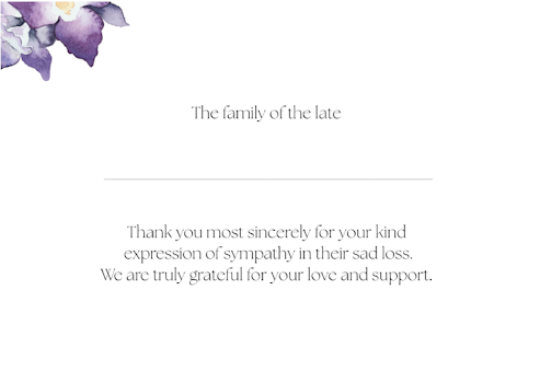 RIP.ie Acknowledgement Card #3